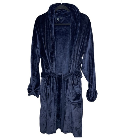 2/$30 Anthropology Cynthia Rawley Robe in navy unisex - Picture 1 of 4